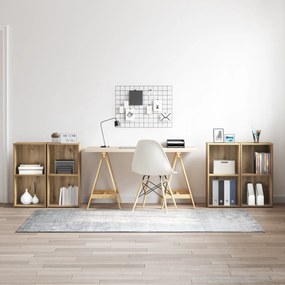 vidaXL Σετ επίπλου τηλεόρασης 4 pcs artisan δρυς 37 x 35 x 72 εκ.