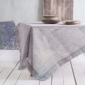 Τραπεζομάντηλο Roan Grey Ρυθμός 140 X140 140x140cm Linen-Polyester