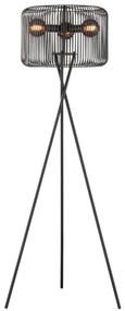 Επιδαπέδιο Φωτιστικό Cage Μαύρο 840410 Fischer Honsel-840410-Μαύρο 840410