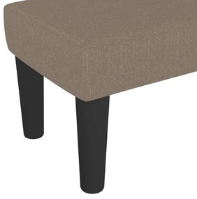 vidaXL Πάγκος Taupe 70 x 30 x 30 εκ. Υφασμάτινος