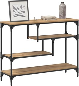 vidaXL Τραπέζι κονσόλας Artisan Oak 100 x 30 x 75 εκ