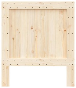 Κεφαλάρι 80 x 104 εκ. από Μασίφ Ξύλο Πεύκου - Καφέ