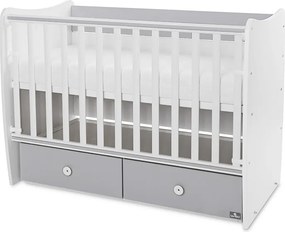 BED MATRIX NEW 60/120 WHITE/STONE GREY-2BOX