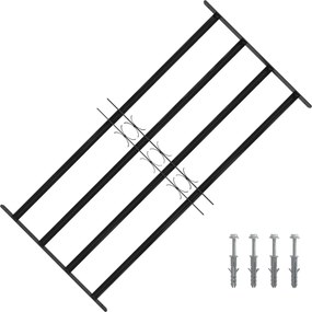 vidaXL Δίχτυ Ασφαλείας Παραθύρου 115 x 60 εκ Γαλβανισμένος Χάλυβας