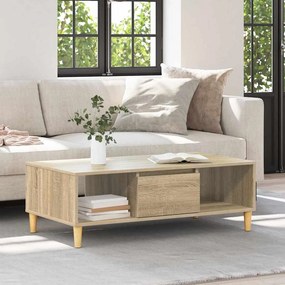 vidaXL Τραπεζάκι σαλονιού Δρύς Sonoma 102 x 55 x 35 εκ