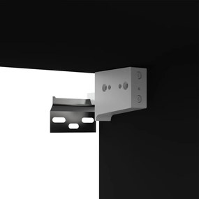 vidaXL Έπιπλα Τηλεόρασης 4 τεμ. Μαύρα 80 x 30 x 30 εκ. από Επεξ. Ξύλο