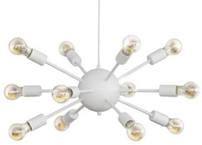 Φωτιστικό οροφής πολύφωτο Ponile λευκό μέταλλο 52x52x100εκ 100x100x110 εκ.