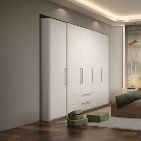 Ντουλάπα Cindel Πεντάφυλλη-Χωρίς καθρέπτη