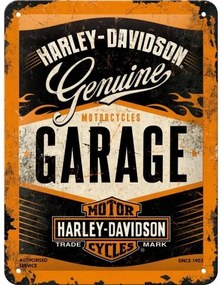 Μεταλλική πινακίδα Harley Davidson - Garage