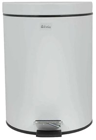 Estia Χαρτοδοχείο - Κάδος Μπάνιου Classic 5lt Λευκό Mατ 02-3746
