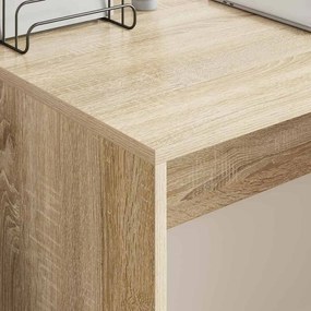vidaXL Γραφείο Δρύς Sonoma 109 x 50 x 78 εκ Επεξεργασμένο ξύλο