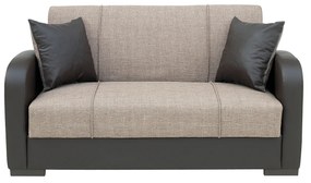 Καναπές Κρεβάτι Διθέσιος ArteLibre MARTINI Καφέ PU 154x84x84cm