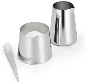 Γαλατιέρα-Ζαχαριέρα (Σετ 3τμχ) Cream 181026 Φ6cm Inox Philippi Stainless Steel