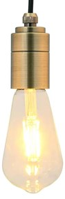 vidaXL Λαμπτήρες 2 τεμάχια Bronze E27