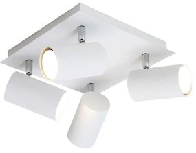 Φωτιστικό Οροφής-Σποτ Marley 24x15x24cm White 802430401 Trio Lighting Μέταλλο