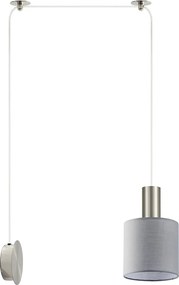 Απλίκα Τοίχου Homelighting 77-8797 Nickel/Grey