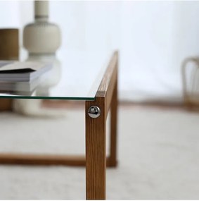 Τραπέζι σαλονιού από ξύλο πεύκου Πορτοκαλί