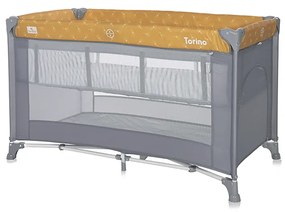 LORELLI ΠΑΡΚΟΚΡΕΒΑΤΟ TORINO 2 LAYERS LEMON CURRY FLORAL 10080462215