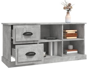 vidaXL Έπιπλο Τηλεόρασης Γκρι Σκυρ. 102x35,5x47,5 εκ. Επεξ. Ξύλο
