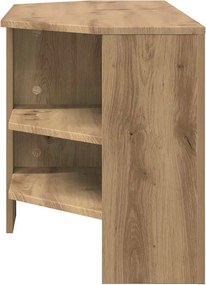vidaXL ΓωνιακήΒάσηΤηλεόρασης 102 x 41 x 45 cm Artisan Oak
