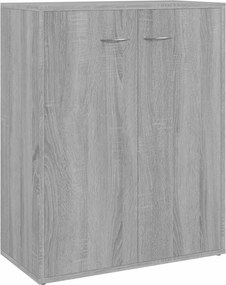 vidaXL Ντουλάπι Γκρι Sonoma 60x30x75 εκ. από Επεξεργασμένο Ξύλο
