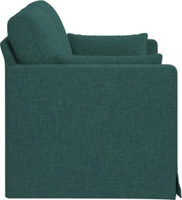 vidaXL Καναπές Σκούρο Πράσινο