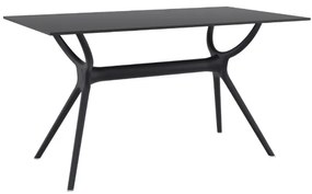 Siesta   Air/T* 140x80cm Table Black  metax-01-00-2593 διάστ.80.0000 x 140.0000 x 74.0000