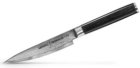 Μαχαίρι Γενικής Χρήσης Damascus SD-0021 13,5cm Black Samura Ανοξείδωτο Ατσάλι