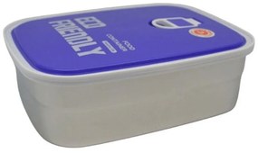 Φαγητοδοχείο 834129 19,5x14,8x6,5cm 1,1Lt White-Purple Ankor Stainless Steel