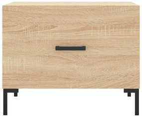 vidaXL Τραπεζάκια Σαλονιού 2 τεμ Sonoma Δρυς 50x50x40 εκ Επεξ. Ξύλο