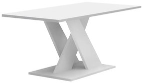 Τραπεζάκι σαλονιού Marcello Megapap χρώμα λευκό 110x55x47εκ.