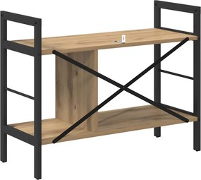 vidaXL Ράφι Βιβλίων 3 επιπέδων 75 x 30 x 58,5 εκ. Επεξεργασμένο Ξύλο
