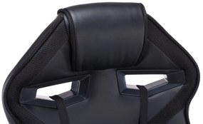 Καρέκλα gaming Mandeville 231, Μαύρο, 120x66x67cm, 17 kg, Με ρόδες, Με μπράτσα, Μηχανισμός καρέκλας: Κλίση | Epipla1.gr