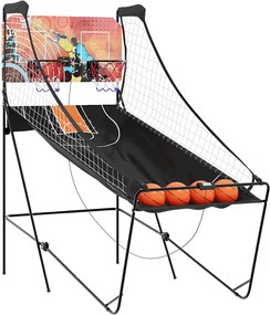 vidaXL Μηχανή Arcade Μπάσκετ με 4 Μπάλες για 2 Παίκτες