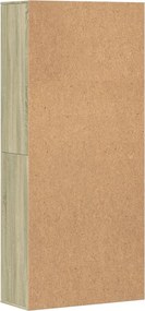 vidaXL Ντουλάπι Sonoma Δρυς 80x35x180 εκ. από Επεξεργασμένο Ξύλο