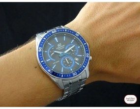 Ανδρικά Ρολόγια Casio EFR-552D-2AVUEF Ασημί (Ø 47 mm)