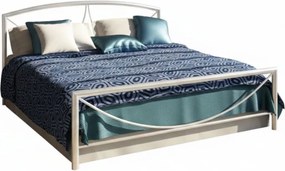 Κρεβάτι Vicky-90x200-Λευκό-Με ποδαρικό