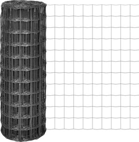 vidaXL Συρματόπλεγμα Γκρι 10 x 1,2 μ. Ατσάλινο