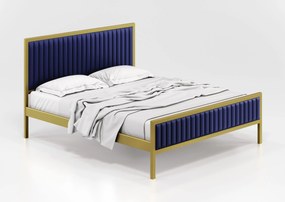 KPS/QUEEN BED EΛΛΗΝΙΚΗΣ ΚΑΤΑΣΚΕΥΗΣ ΜΕΤΑΛΛΟ&amp;ΥΦΑΣΜΑ 160Χ200ΕΚ 01.03.29-1 4432