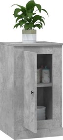 vidaXL Ντουλάπι Γκρι Σκυροδέματος 37,5x35,5x67,5 εκ. από Επεξεργ. Ξύλο