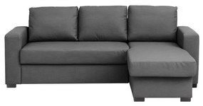 Καναπές - Κρεβάτι Γωνιακός Aldo Cristiano 01-2706 Με Αναστρέψιμη Γωνία 220x150xH88cm Dark Grey R465 Ξύλο,Ύφασμα