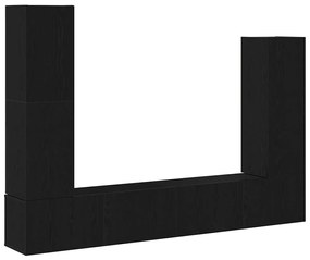 vidaXL Σετ επίπλου τηλεόρασης 6 pcs Μαύρη δρυς 30.5 x 30 x 110 εκ.