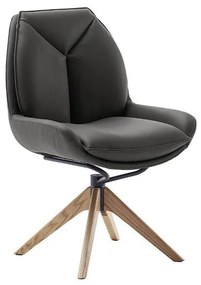 Bali Καρεκλα Relax Μαύρη + Υποπόδιο 83x86x102 cm