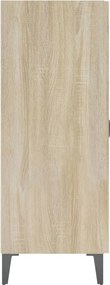 vidaXL Ντουλάπι Sonoma Δρυς 69,5 x 34 x 90 εκ. από Επεξεργασμένο Ξύλο