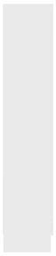 vidaXL Βιτρίνα Λευκή 82,5 x 30,5 x 150 εκ. Επεξ. Ξύλο