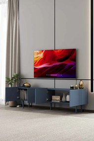 Έπιπλο Τηλεόρασης Μπλε CLORUS 180x29x20