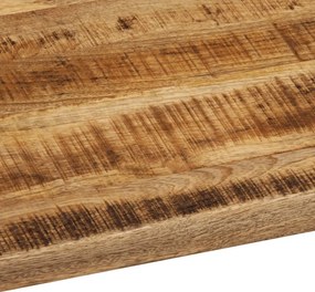 vidaXL Επιφάνεια Τραπεζιού 90x80x3,8 εκ. Live Edge Μασίφ Ξύλο Μάνγκο