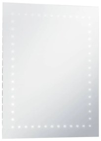 vidaXL Καθρέφτης Μπάνιου Τοίχου με LED 50 x 60 εκ.