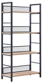 Liberta NEST ΒΙΒΛΙΟΘΗΚΗ ΦΥΣΙΚΟ ΜΑΥΡΟ 60x28xH121cm 60x28xH121cm 28-0315