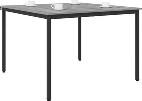 vidaXL Τραπεζαρίες 110 x 110 x 75 cm ΜΕΤΑΛΛΟ